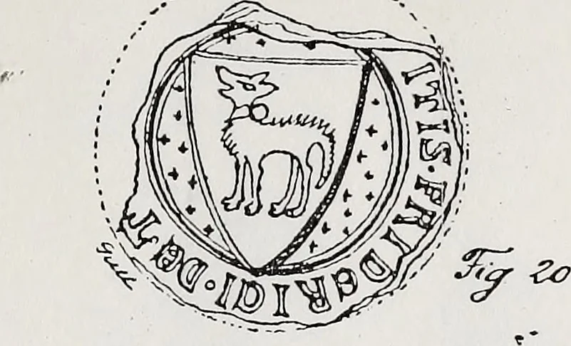 An illustration from Archives héraldiques suisses. Schweizer archiv für heraldik, 1890, leaf 82
