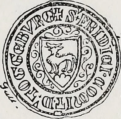 An illustration from Archives héraldiques suisses. Schweizer archiv für heraldik, 1890, leaf 90
