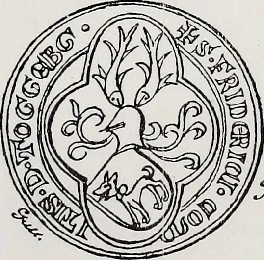 An illustration from Archives héraldiques suisses. Schweizer archiv für heraldik, 1890, leaf 96