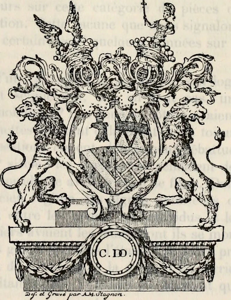 An illustration from Archives héraldiques suisses. Schweizer archiv für heraldik, 1887, leaf 146