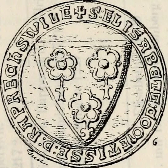 An illustration from Archives héraldiques suisses. Schweizer archiv für heraldik, 1887, leaf 46