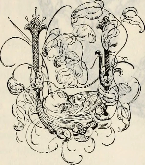An illustration from Archives héraldiques suisses. Schweizer archiv für heraldik, 1887, leaf 78
