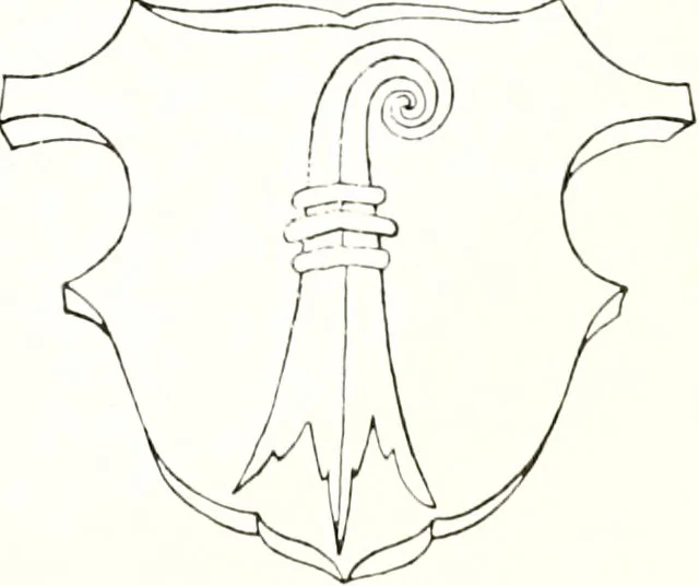 An illustration from Archives héraldiques suisses. Schweizer archiv für heraldik, 1887, leaf 288