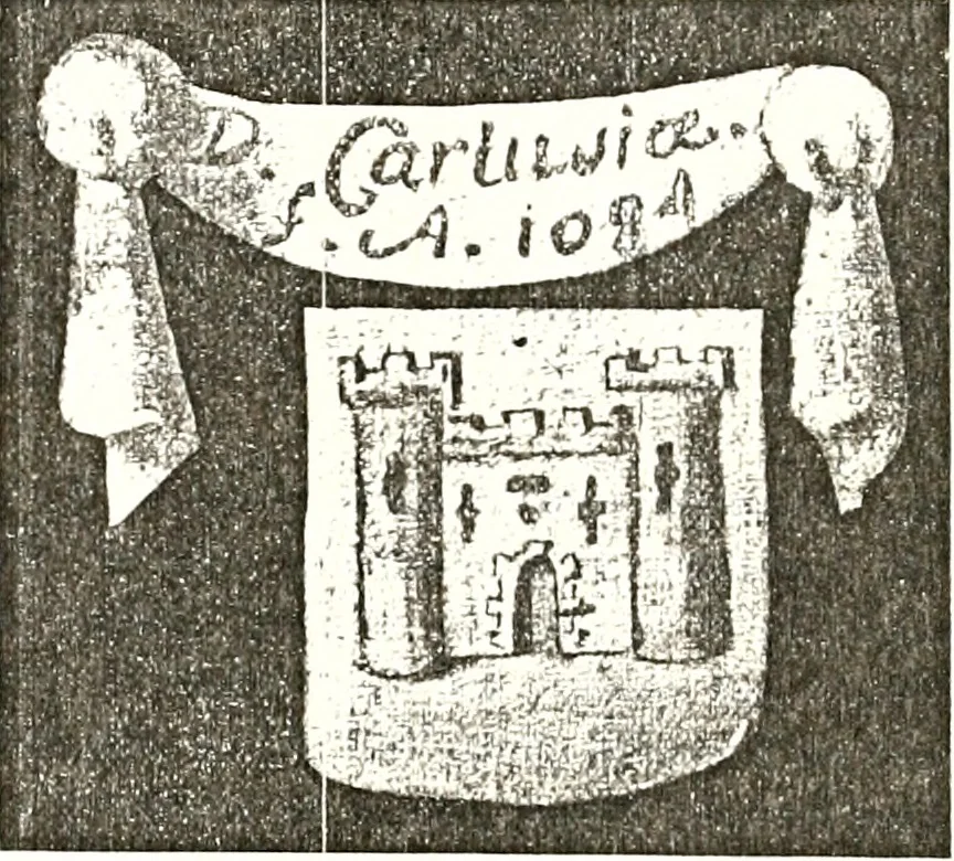 An illustration from Archives héraldiques suisses. Schweizer archiv für heraldik, 1887, leaf 492