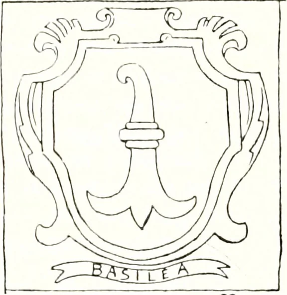 An illustration from Archives héraldiques suisses. Schweizer archiv für heraldik, 1887, leaf 558
