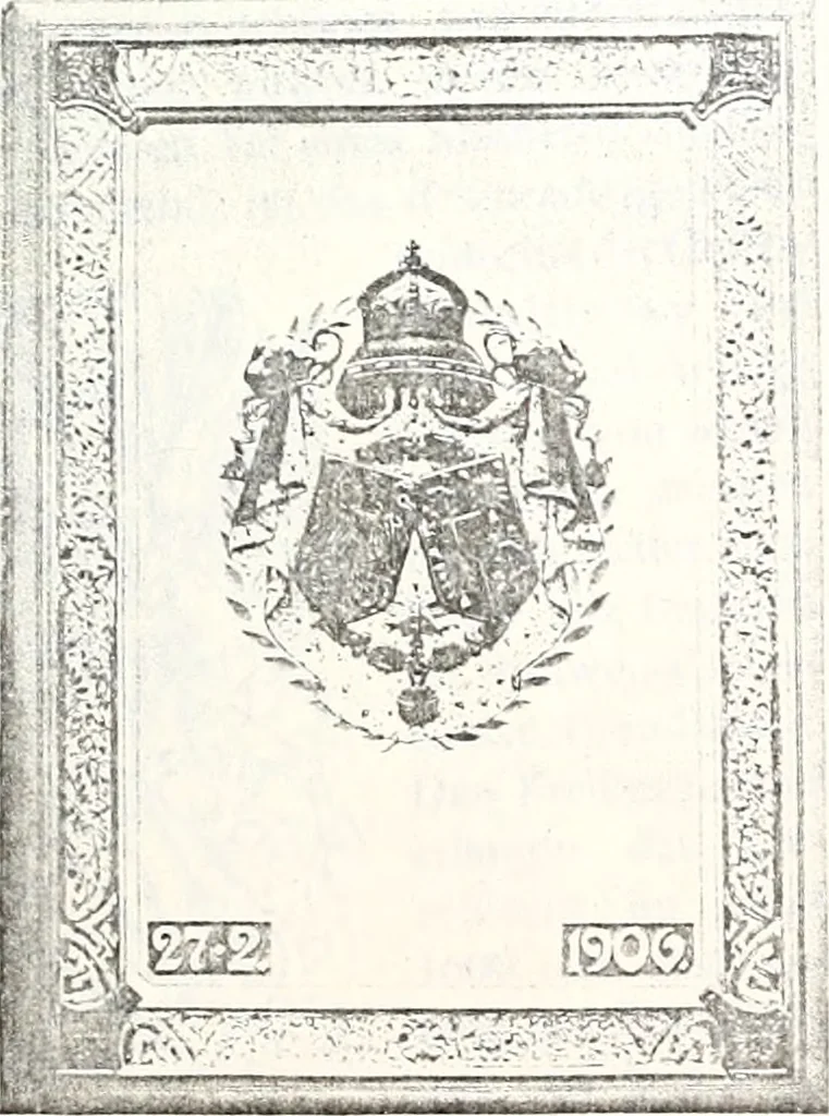An illustration from Archiv für Stamm- und Wappenkunde, 1903, leaf 102