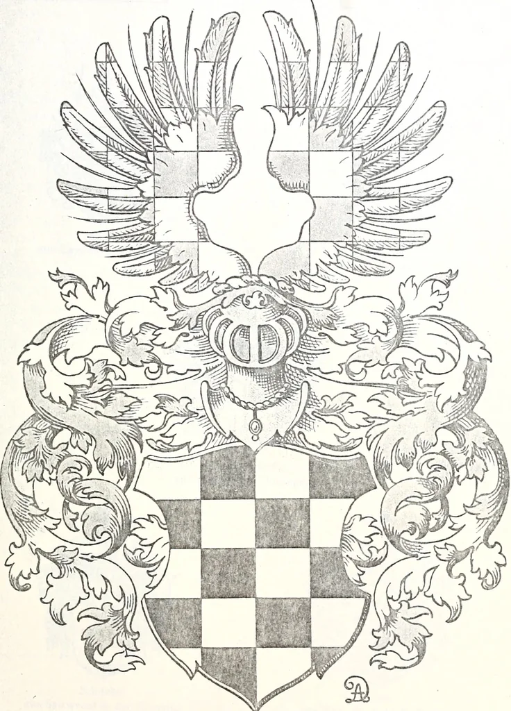An illustration from Archiv für Stamm- und Wappenkunde, 1903, leaf 108