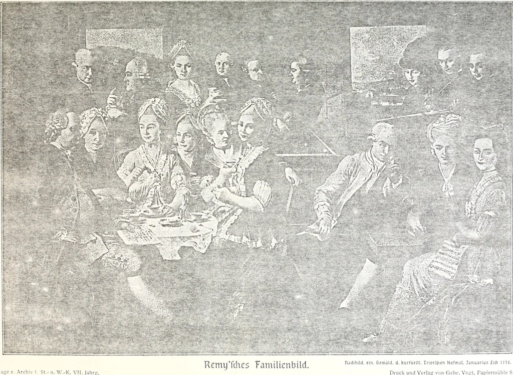 An illustration from Archiv für Stamm- und Wappenkunde, 1903, leaf 136