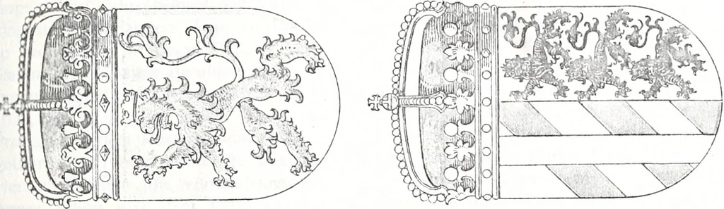 An illustration from Archiv für Stamm- und Wappenkunde, 1903, leaf 142