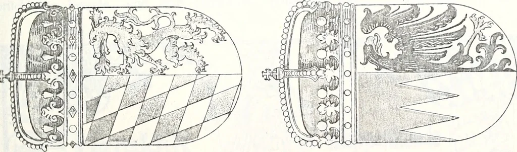 An illustration from Archiv für Stamm- und Wappenkunde, 1903, leaf 142