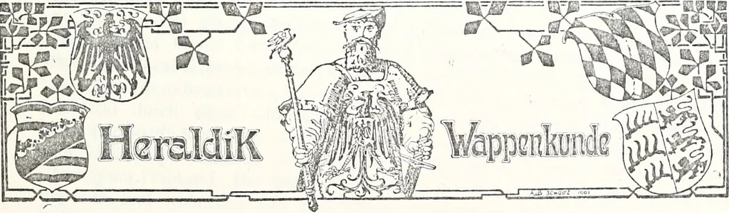 An illustration from Archiv für Stamm- und Wappenkunde, 1903, leaf 144