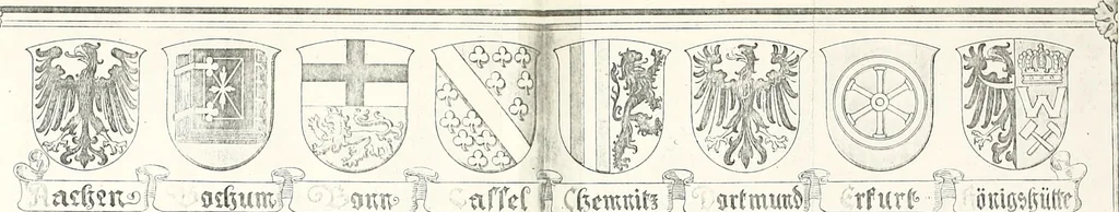 An illustration from Archiv für Stamm- und Wappenkunde, 1903, leaf 264