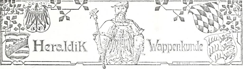 An illustration from Archiv für Stamm- und Wappenkunde, 1903, leaf 366