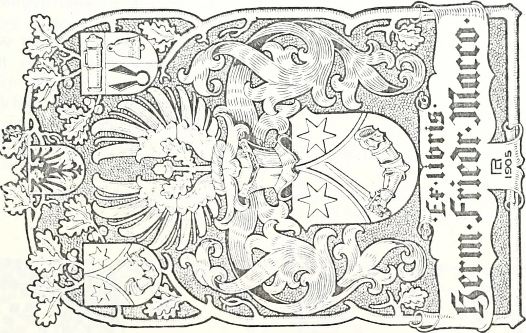 An illustration from Archiv für Stamm- und Wappenkunde, 1903, leaf 444