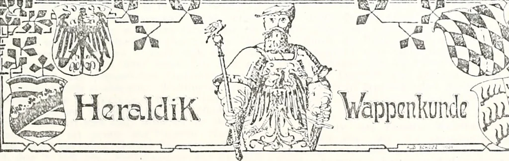An illustration from Archiv für Stamm- und Wappenkunde, 1903, leaf 446