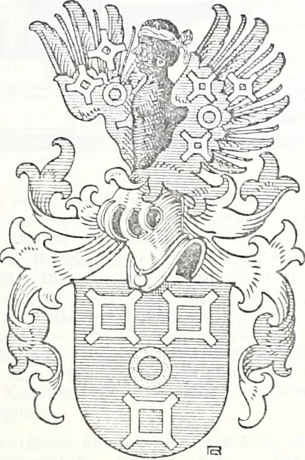 An illustration from Archiv für Stamm- und Wappenkunde, 1903, leaf 68
