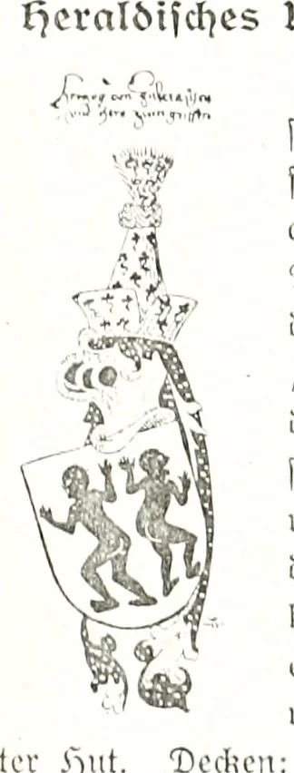 An illustration from Archiv für Stamm- und Wappenkunde, 1903, leaf 258
