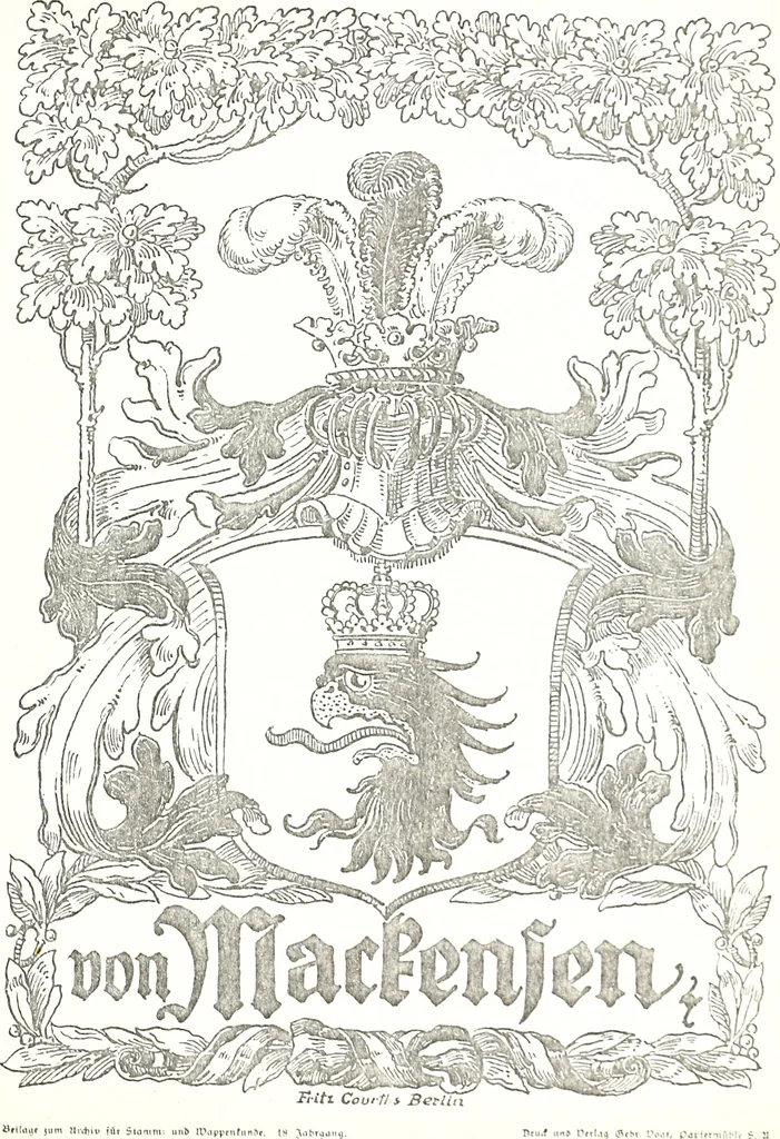An illustration from Archiv für Stamm- und Wappenkunde, 1903, leaf 312