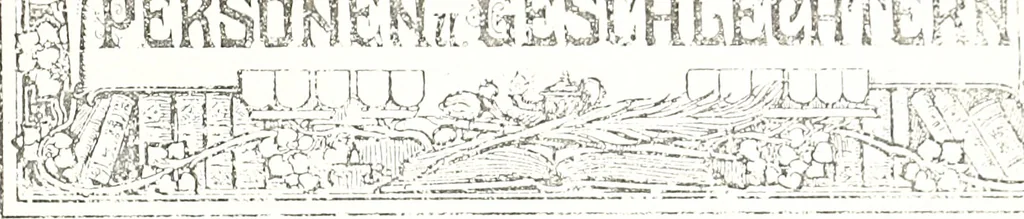 An illustration from Archiv für Stamm- und Wappenkunde, 1903, leaf 314
