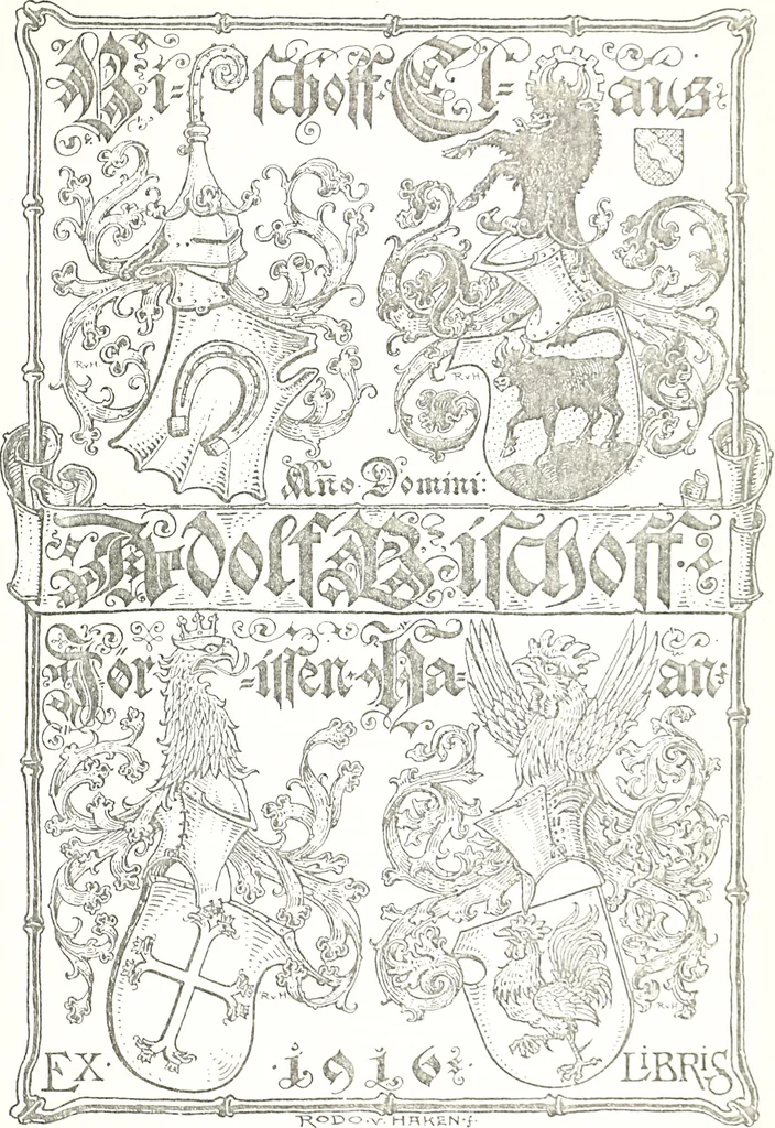 An illustration from Archiv für Stamm- und Wappenkunde, 1903, leaf 364