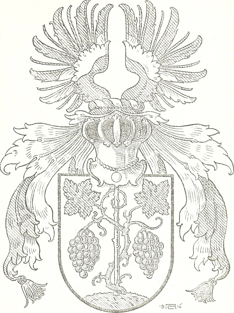 An illustration from Archiv für Stamm- und Wappenkunde, 1903, leaf 62