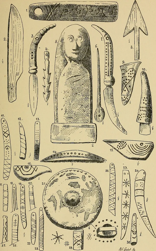 An illustration from Archæology and false antiquities, 1906, leaf 74