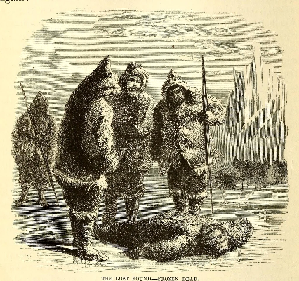 An illustration from Arctic researches, and life among the Esquimaux; being the narrative of an expedition in search of Sir John Franklin, in the years 1860, 1861, and 1862, 1865, leaf 256