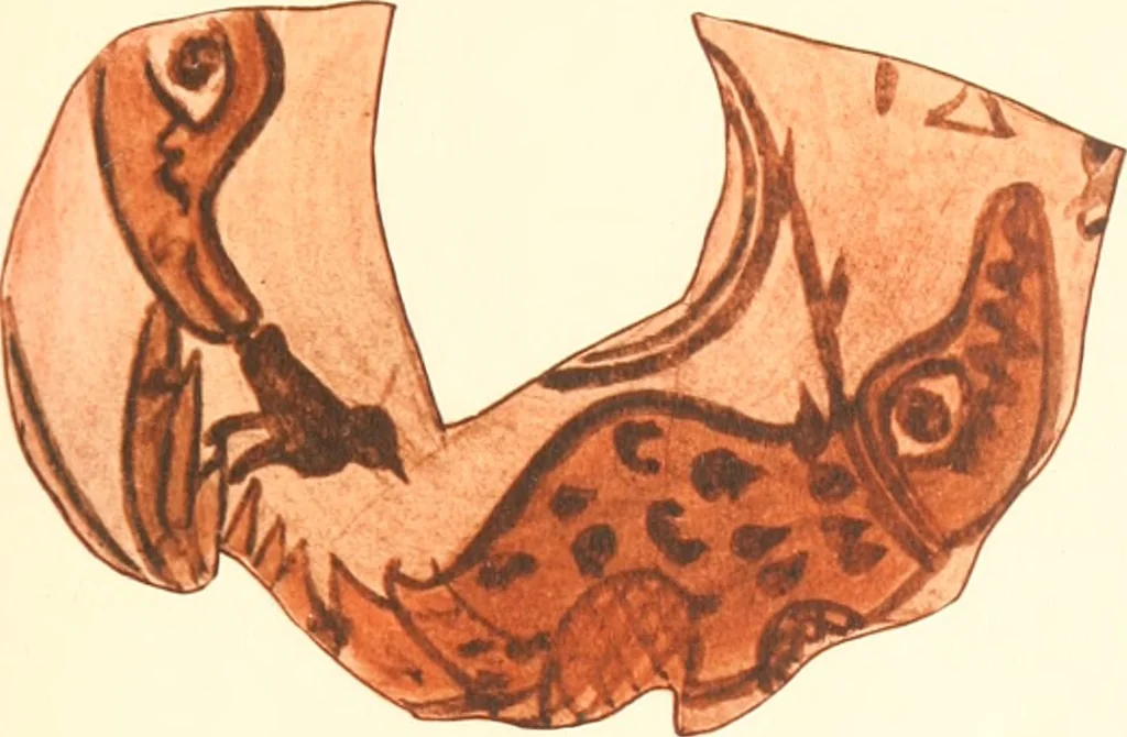 An illustration from Areika, 1909, leaf 118