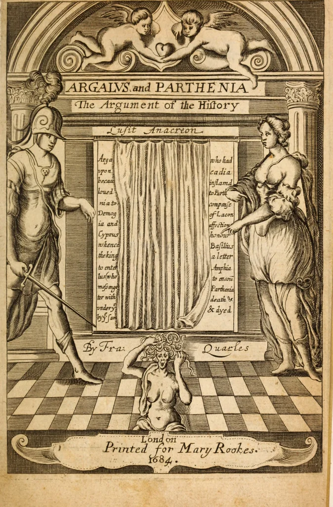 An illustration from Argalus and Parthenia, 1684, leaf 10