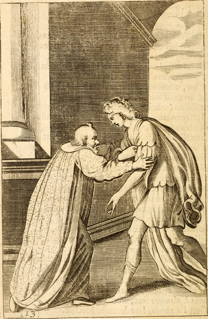 An illustration from Argalus and Parthenia, 1684, leaf 115