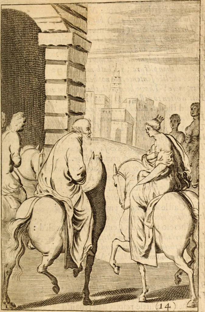An illustration from Argalus and Parthenia, 1684, leaf 118