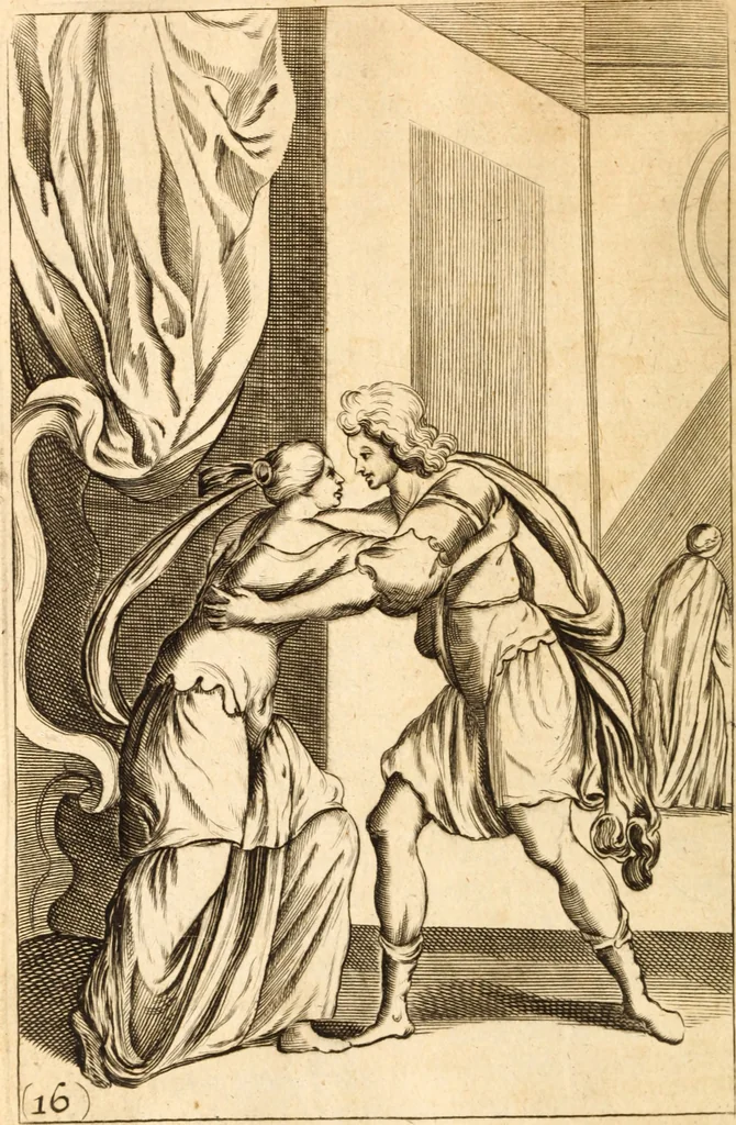 An illustration from Argalus and Parthenia, 1684, leaf 143