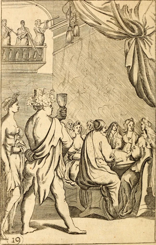 An illustration from Argalus and Parthenia, 1684, leaf 159