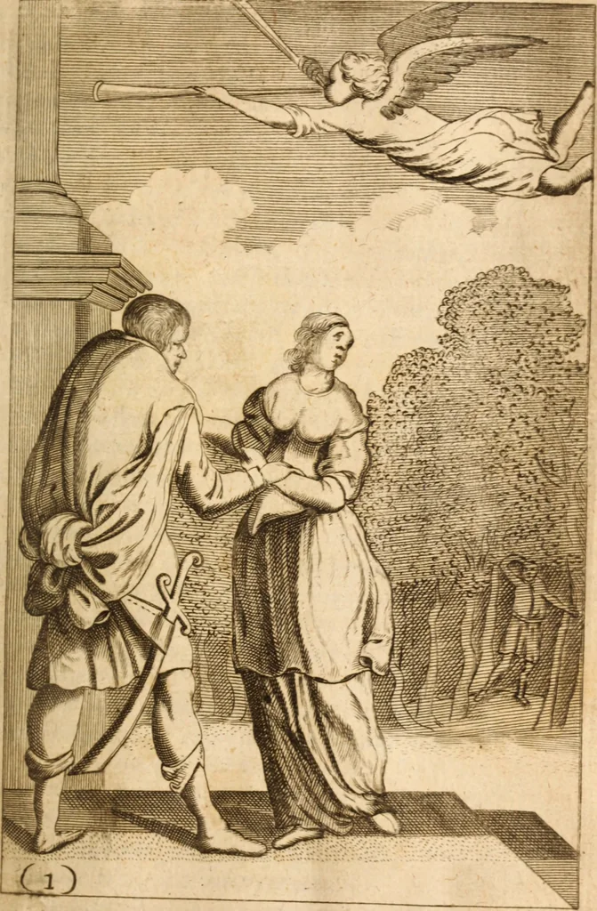 An illustration from Argalus and Parthenia, 1684, leaf 22