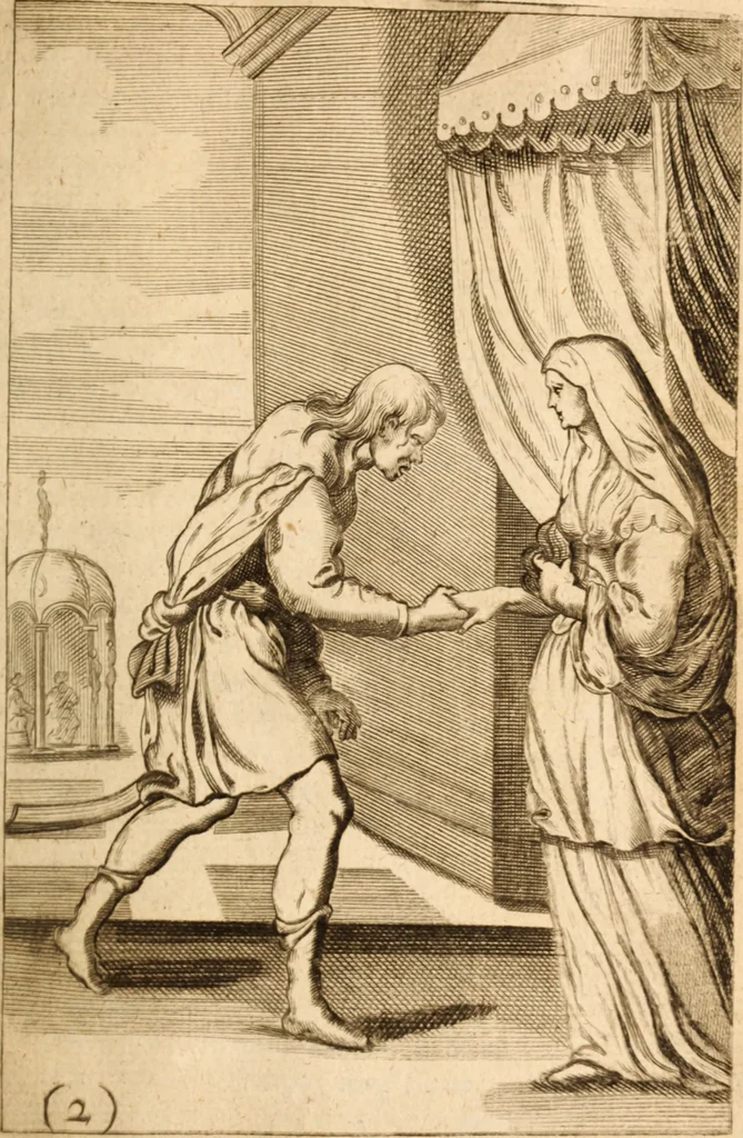 An illustration from Argalus and Parthenia, 1684, leaf 30