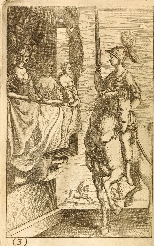 An illustration from Argalus and Parthenia, 1684, leaf 43