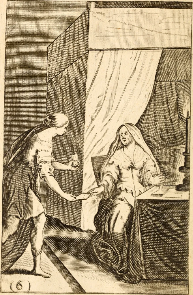 An illustration from Argalus and Parthenia, 1684, leaf 67