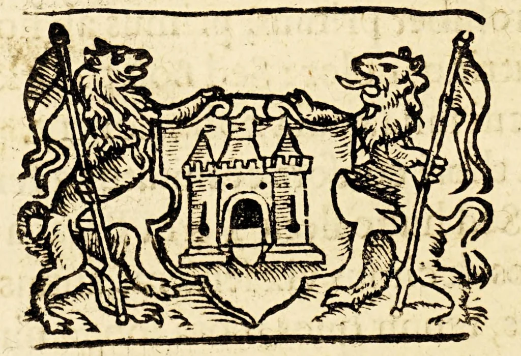 An illustration from Argo-nauta Batavus, : sive expeditionis navalis, quam alter noster Iason, & heros fortissimus, Petrus Heinius, sub auspicijs illustrissimorum ... DD. ORDD: & illustrissimi principis Auraici inclytæq[ue] Societas Indiæ Occidentalis ductu nuper suscepit:, 1629, leaf 36