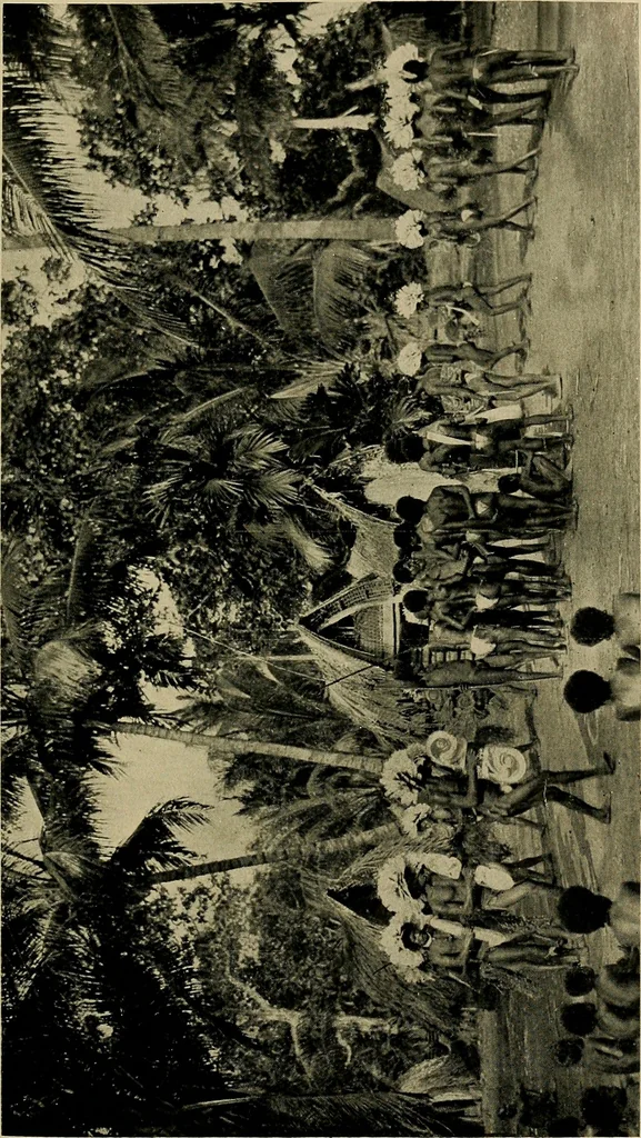 An illustration from Argonauts of the western Pacific; an account of native enterprise and adventure in the archipelagoes of Melanesian New Guinea, 1922, leaf 104