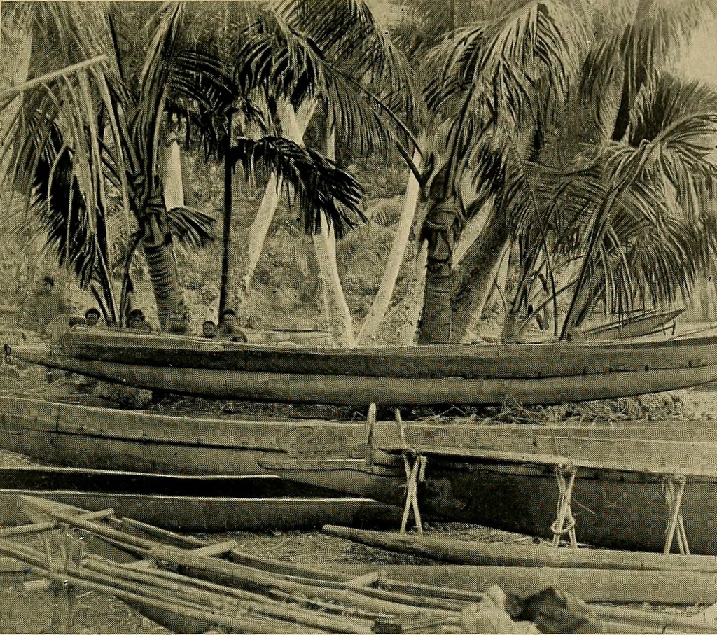 An illustration from Argonauts of the western Pacific; an account of native enterprise and adventure in the archipelagoes of Melanesian New Guinea, 1922, leaf 172