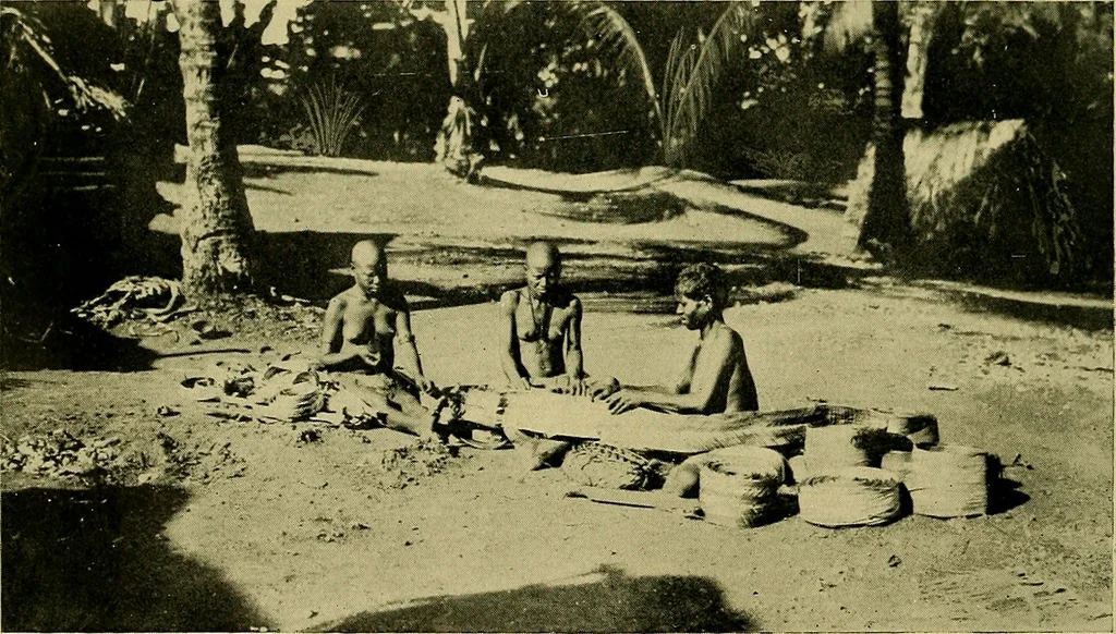 An illustration from Argonauts of the western Pacific; an account of native enterprise and adventure in the archipelagoes of Melanesian New Guinea, 1922, leaf 203