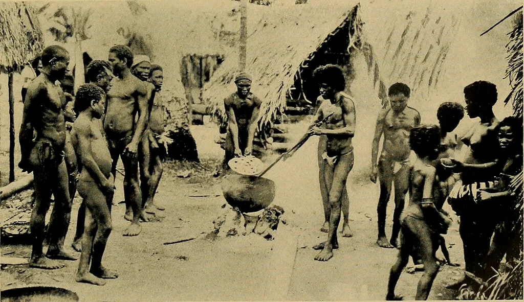An illustration from Argonauts of the western Pacific; an account of native enterprise and adventure in the archipelagoes of Melanesian New Guinea, 1922, leaf 238