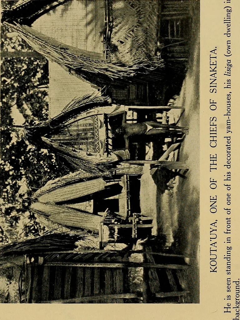 An illustration from Argonauts of the western Pacific; an account of native enterprise and adventure in the archipelagoes of Melanesian New Guinea, 1922, leaf 266