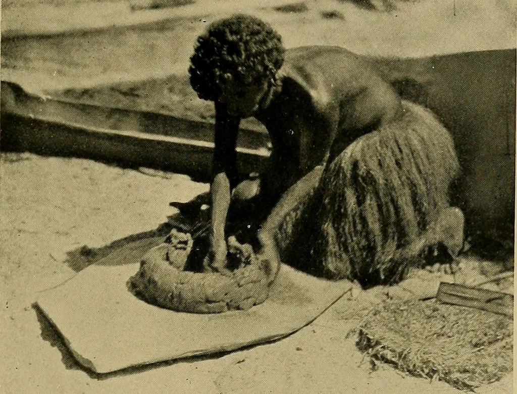 An illustration from Argonauts of the western Pacific; an account of native enterprise and adventure in the archipelagoes of Melanesian New Guinea, 1922, leaf 360