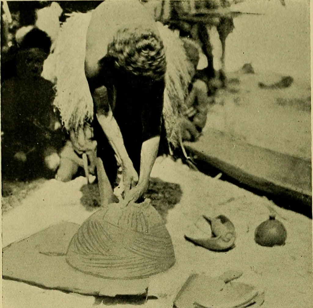 An illustration from Argonauts of the western Pacific; an account of native enterprise and adventure in the archipelagoes of Melanesian New Guinea, 1922, leaf 361