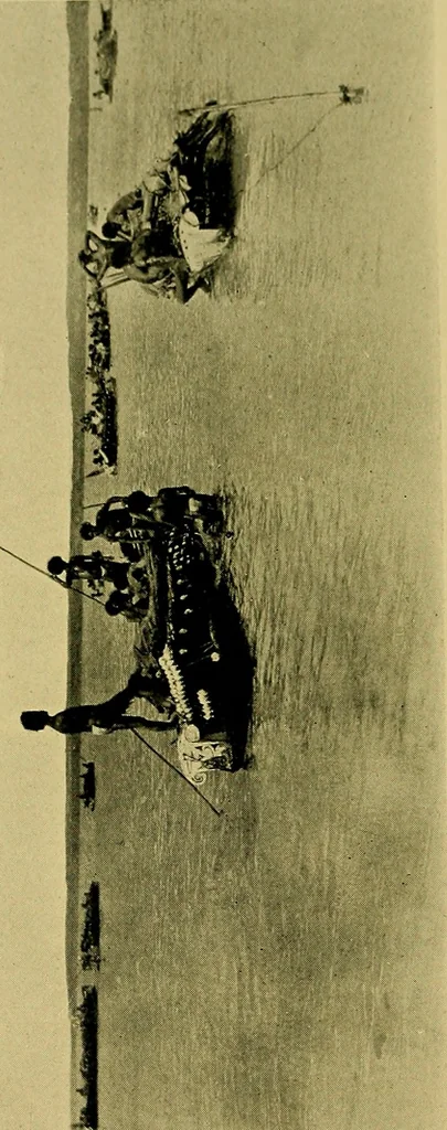 An illustration from Argonauts of the western Pacific; an account of native enterprise and adventure in the archipelagoes of Melanesian New Guinea, 1922, leaf 415