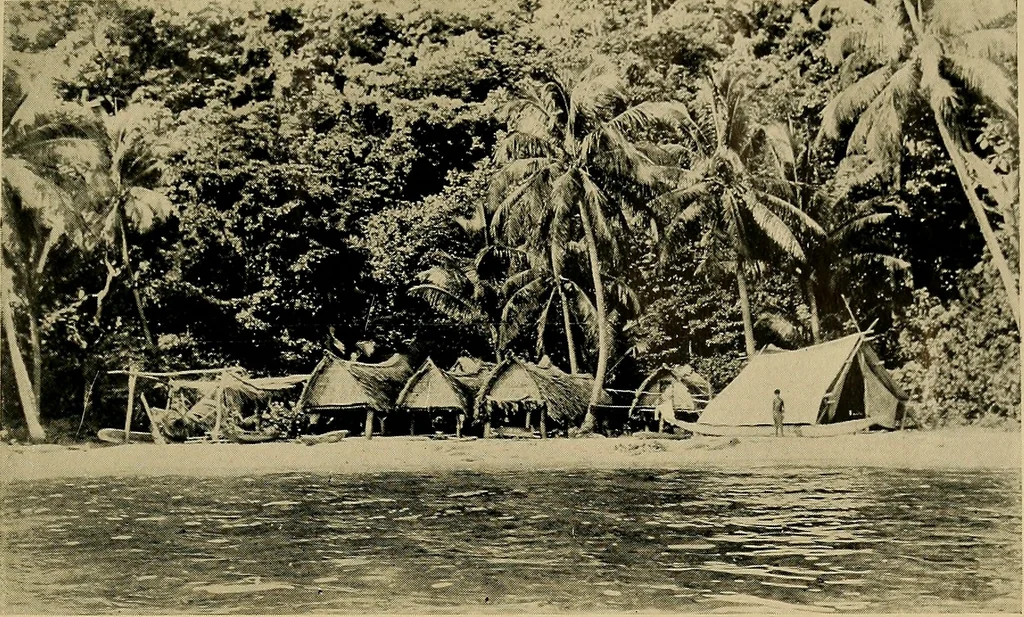 An illustration from Argonauts of the western Pacific; an account of native enterprise and adventure in the archipelagoes of Melanesian New Guinea, 1922, leaf 44