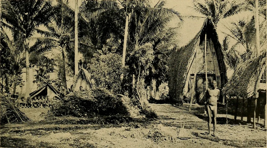 An illustration from Argonauts of the western Pacific; an account of native enterprise and adventure in the archipelagoes of Melanesian New Guinea, 1922, leaf 44