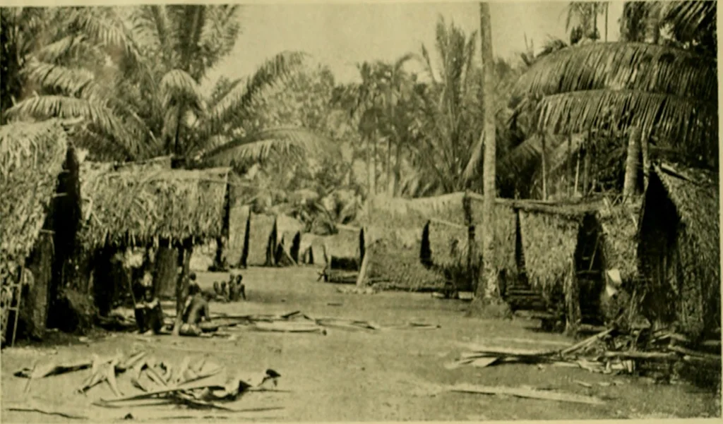 An illustration from Argonauts of the western Pacific; an account of native enterprise and adventure in the archipelagoes of Melanesian New Guinea, 1922, leaf 45