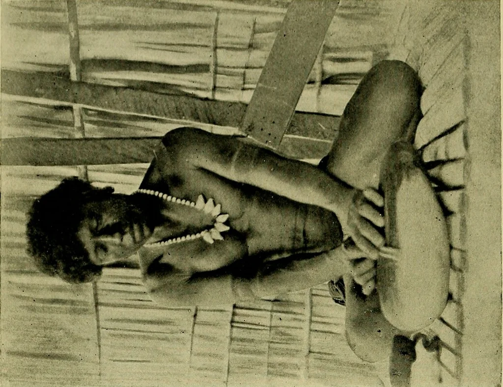 An illustration from Argonauts of the western Pacific; an account of native enterprise and adventure in the archipelagoes of Melanesian New Guinea, 1922, leaf 457